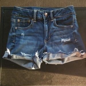 AE high-rise Shortie Shorts